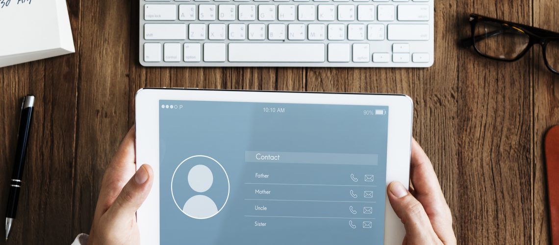 application-contact-communication-connection-concept